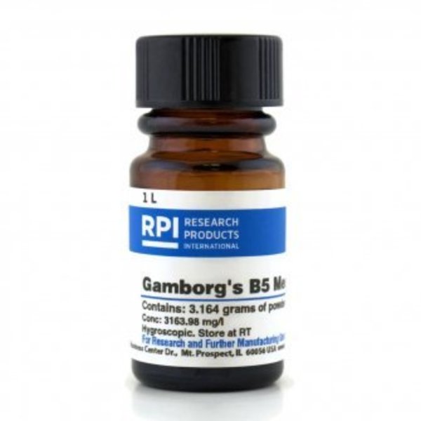 Rpi Gamborg's B5 Medium w/ Vitamins, 1 L G20200-1.0